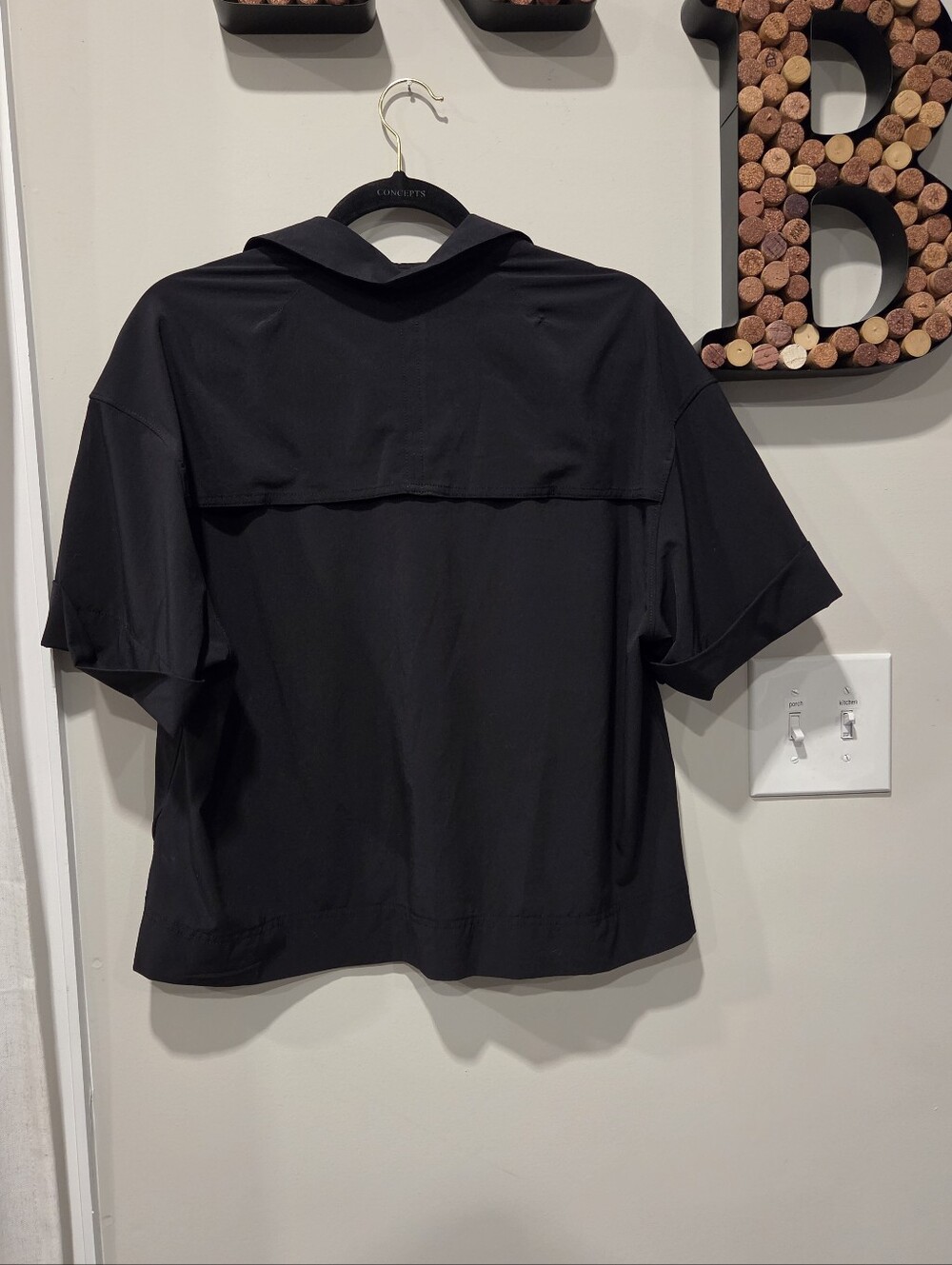 ATHLETA Crop Button Up - Picture 2 of 2